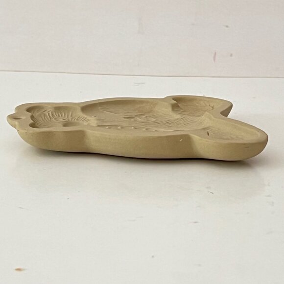 Vintage Brown Bag Stoneware Cookie Mold Collection: Teddy Bear, Circa 1984 - Picture 5 of 11